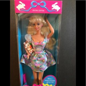 Vintage 1995 Easter Basket Special Edition Barbie, NRFB